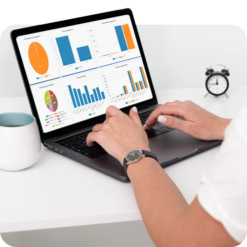 Dashboard do Adaptive Everywhere em um notebook